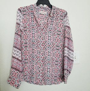 Loft floral blouse
